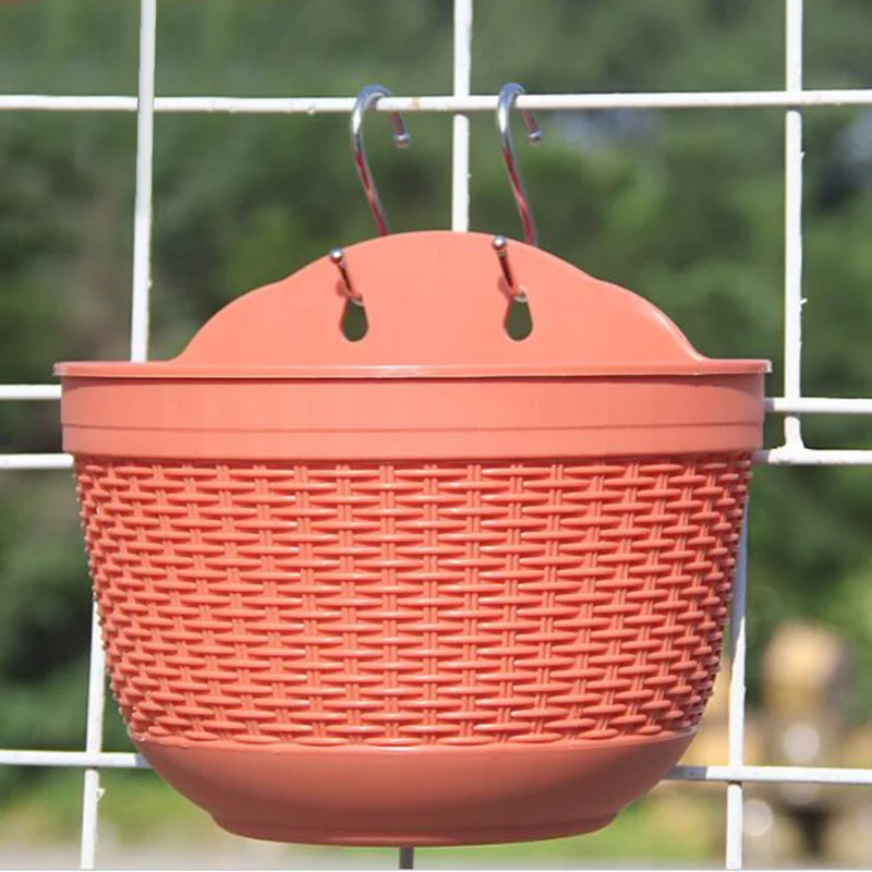 Creative Semicircular Resin Imitation Rattan Wall Hanging Home Flower Plant Pot High Quality
Creative Semicircular Resin Imitation Rattan Wall Hanging Home Flower Plant Pot High Quality