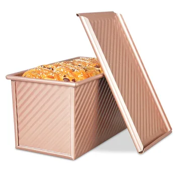 NICEYARD 450g Toast Box Carbon Steel Corrugated Non Stick Toast Box with Lid Toast Box for Oven Bread Mold
NICEYARD 450g Toast Box Carbon Steel Corrugated Non Stick Toast Box with Lid Toast Box for Oven Bread Mold