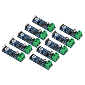 FULL-LM386 Audio Power Amplifier Module 200 Times Gain Amplifier Board Mono Power Amplifier 5V-12V Input 
FULL-LM386 Audio Power Amplifier Module 200 Times Gain Amplifier Board Mono Power Amplifier 5V-12V Input