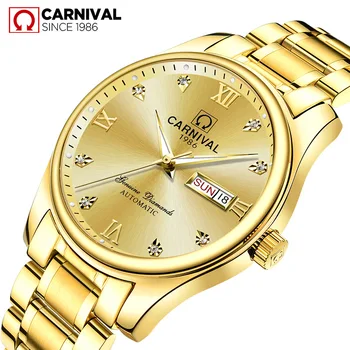 Luxury business Automatic watch men Top brand Mechanical watch Calendar Luminous Sapphire CARNIVAL brand new Men Clock with box
Luxury business Automatic watch men Top brand Mechanical watch Calendar Luminous Sapphire CARNIVAL brand new Men Clock with box
