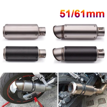 51mm Universal Motorcycle for Racing Project Exhaust Escape Modified Dirt Pit Bike Muffler moto for Aprilia RSV MILLE/R MODEL
51mm Universal Motorcycle for Racing Project Exhaust Escape Modified Dirt Pit Bike Muffler moto for Aprilia RSV MILLE/R MODEL