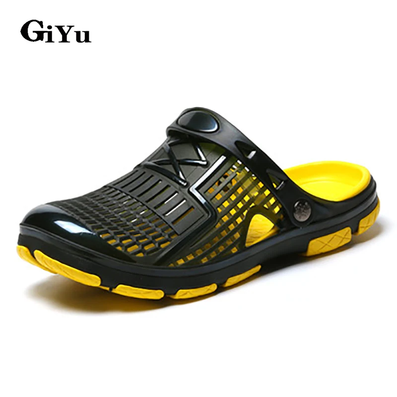 2019 summer hot men's hole shoes breathable beach shoes outdoor non-slip slippers garden Baotou men's sandals slippers
2019 summer hot men's hole shoes breathable beach shoes outdoor non-slip slippers garden Baotou men's sandals slippers