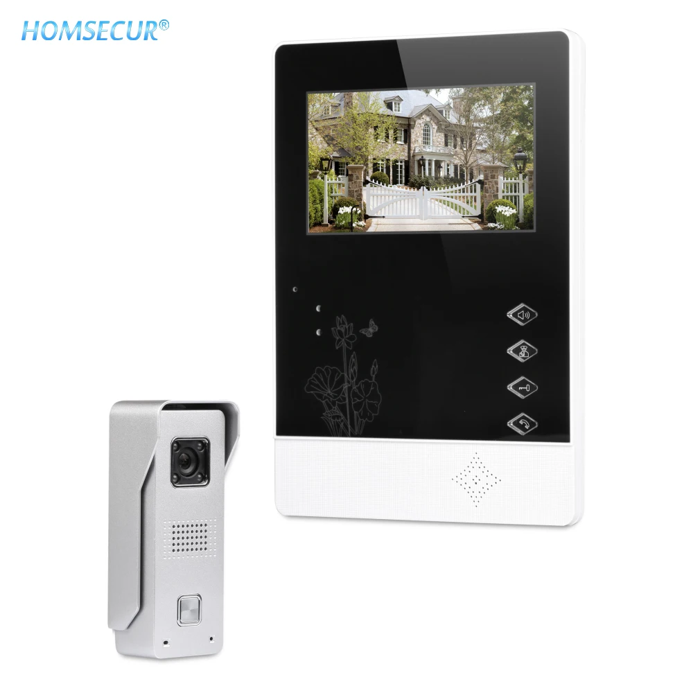 EU Delivery HOMSECUR 4.3inch Video Door Phone Intercom System with Outdoor Monitoring for House/ Flat XC002+XM403
EU Delivery HOMSECUR 4.3inch Video Door Phone Intercom System with Outdoor Monitoring for House/ Flat XC002+XM403