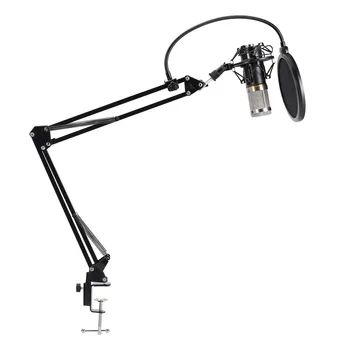Hot Sale Condenser Microphone Wired Scissor Arm Stand Metal Shock Mount Pop Filter Sound Recording For Chatting Singing N66
Hot Sale Condenser Microphone Wired Scissor Arm Stand Metal Shock Mount Pop Filter Sound Recording For Chatting Singing N66