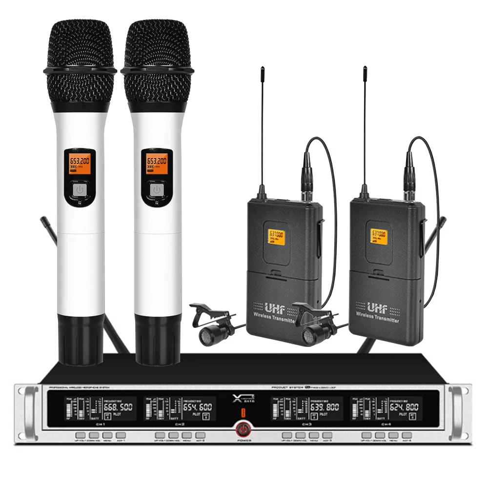 Orban professional UHF wireless microphone 2 lavalier microphone 2 handheld microphone stage show microphone wireless
Orban professional UHF wireless microphone 2 lavalier microphone 2 handheld microphone stage show microphone wireless