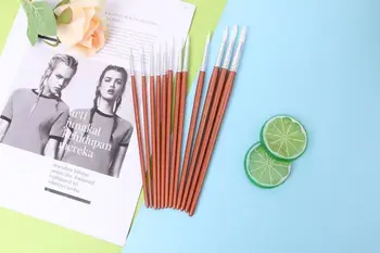 12pc Fine Red Pearl Wooden Paint Acrylic Watercolor Oil Painting Artists Brushes
12pc Fine Red Pearl Wooden Paint Acrylic Watercolor Oil Painting Artists Brushes