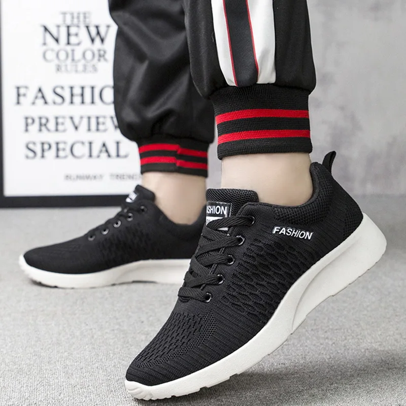2019 Men Vulcanize Shoes Breathable Men Casual Sports Shoes Male Sneakers Mesh Trainers Lace-up Flat Running Shoes 
2019 Men Vulcanize Shoes Breathable Men Casual Sports Shoes Male Sneakers Mesh Trainers Lace-up Flat Running Shoes