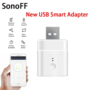 SONOFF Micro 5V Wireless USB Smart Adaptor Wifi Mini USB Power Adaptor Remote Control Switch Works Work Alexa Google Home
SONOFF Micro 5V Wireless USB Smart Adaptor Wifi Mini USB Power Adaptor Remote Control Switch Works Work Alexa Google Home