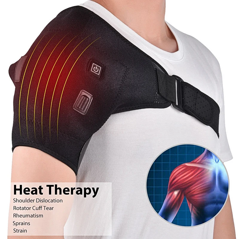 Durable Shoulder Guard Heating Shoulder Support 3 Level Black Heating Shoulder Winter Arthritis Muscle Strain Skiing
Durable Shoulder Guard Heating Shoulder Support 3 Level Black Heating Shoulder Winter Arthritis Muscle Strain Skiing