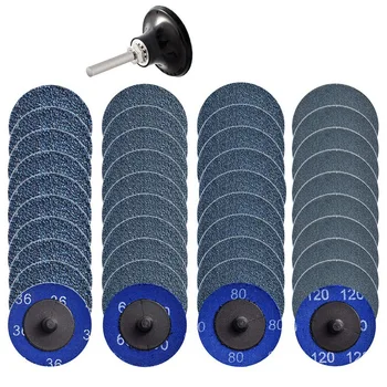 41Pcs Roloc Quick Change Discs Set 2 Inch Zirconia Sanding Discs with 1/4 inch Holder for Die Grinder Rust Paint Removal
41Pcs Roloc Quick Change Discs Set 2 Inch Zirconia Sanding Discs with 1/4 inch Holder for Die Grinder Rust Paint Removal
