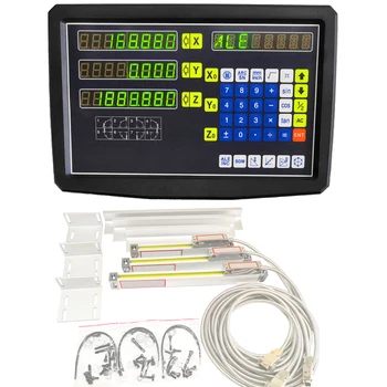2/3Axis Grating CNC Milling Digital Readout Display/ 00-1000mm Electronic Linear Scale Lathe Tool
2/3Axis Grating CNC Milling Digital Readout Display/ 00-1000mm Electronic Linear Scale Lathe Tool