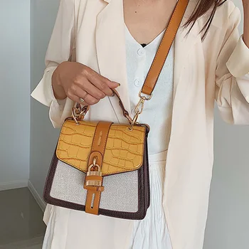 Mododiino Mini Handbag Women Stone Pattern Shoulder Bag Patchwork Panelled Crossbody Bag Lady Flap Bag Lock Messenger Bag DV1346
Mododiino Mini Handbag Women Stone Pattern Shoulder Bag Patchwork Panelled Crossbody Bag Lady Flap Bag Lock Messenger Bag DV1346