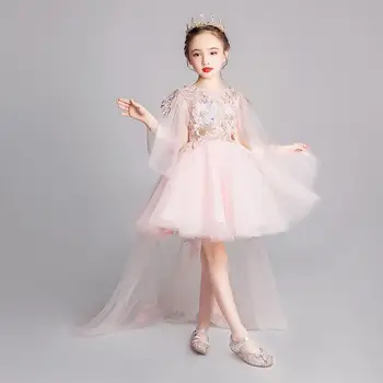 2019 New Children Girls Mesh Trailing Embroidery Flower Wedding Party Dresses Kids Evening Ball Gowns Formal Frocks Clothes F48
2019 New Children Girls Mesh Trailing Embroidery Flower Wedding Party Dresses Kids Evening Ball Gowns Formal Frocks Clothes F48