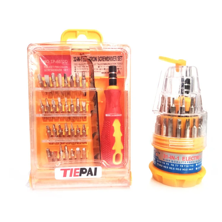 32PC Versatile Screw Driver Packaged Combination 31 One Multi-functional Laptop Repair Tool Screw Driver
32PC Versatile Screw Driver Packaged Combination 31 One Multi-functional Laptop Repair Tool Screw Driver