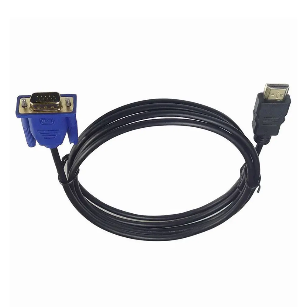 Bare Copper Wire Black Meshless Ring Double Magnetic Ring With Shock-proof Woven Mesh Hdmi To Vga Hd Cable 1m
Bare Copper Wire Black Meshless Ring Double Magnetic Ring With Shock-proof Woven Mesh Hdmi To Vga Hd Cable 1m