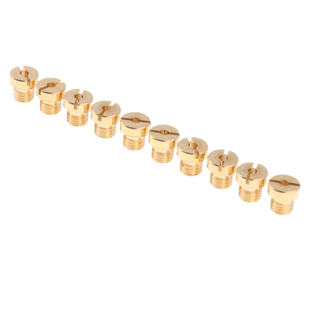 10x M6 Main Jet Injector Nozzle Kit For Carburetor Motorcycle Dirt Bike ATV 10x M6 Main Jet Injector Nozzle Kit For Carburetor Motorcycle Dirt Bike ATV