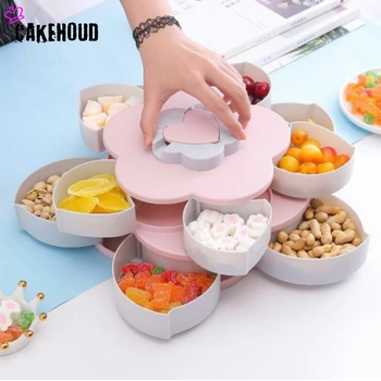 Home Creative Double-layer Multi-function Rotary Switch Grid Dried Fruit Box Living Room Desktop Snack Box Candy Storage Box
Home Creative Double-layer Multi-function Rotary Switch Grid Dried Fruit Box Living Room Desktop Snack Box Candy Storage Box