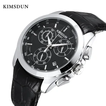 KIMSDUN Top Luxury Brand Mens Quartz Watch Military Casual Multifunction Business Leather strap Male Clock Relojes Para Hombre
KIMSDUN Top Luxury Brand Mens Quartz Watch Military Casual Multifunction Business Leather strap Male Clock Relojes Para Hombre