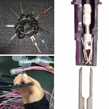 Pin Extractor Kit Terminal Removal Tools Plug Key Practical Durable Portable Metal Colour Car Electrical Wiring Crimp Connector
Pin Extractor Kit Terminal Removal Tools Plug Key Practical Durable Portable Metal Colour Car Electrical Wiring Crimp Connector