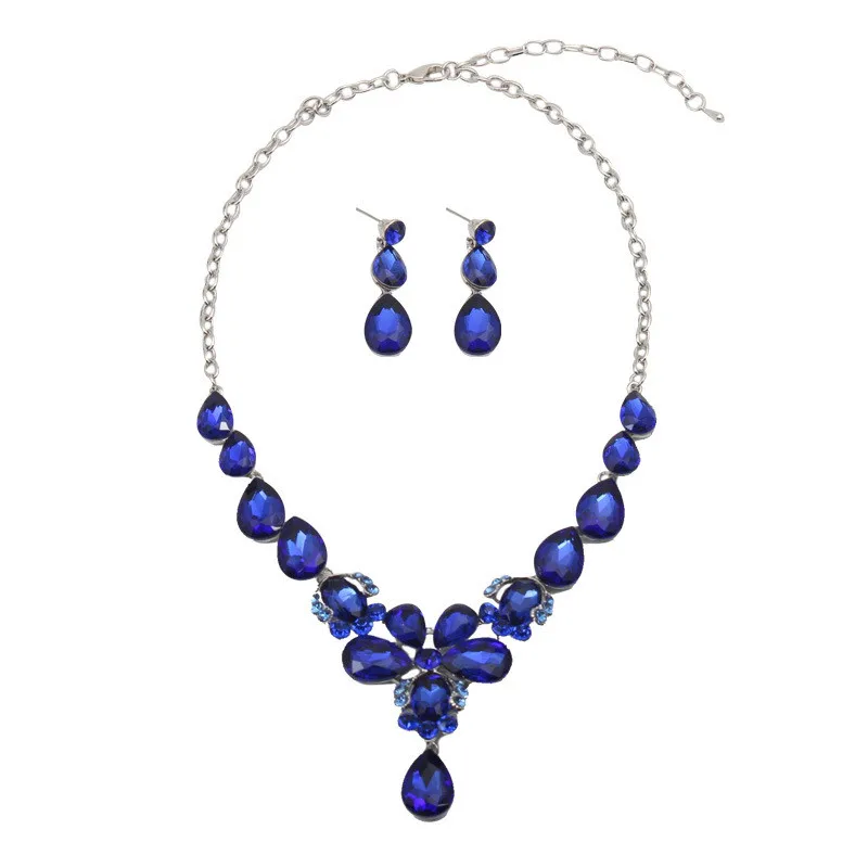 Dubai Luxury Crystal Wedding Jewelry