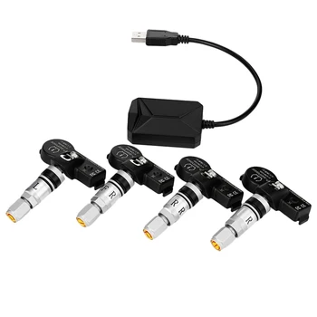 USB TPMS Built-in Tire Pressure Monitor Android Navigation Tire Pressure Monitoring Alarm System Wireless Transmission
USB TPMS Built-in Tire Pressure Monitor Android Navigation Tire Pressure Monitoring Alarm System Wireless Transmission