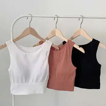 Pear Celebrity Style Versatile Sports Vest Push up Size Chest Useful Product with Chest Pad Seemless Outer Wear Camisole Women's
Pear Celebrity Style Versatile Sports Vest Push up Size Chest Useful Product with Chest Pad Seemless Outer Wear Camisole Women's