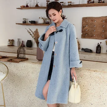 Promotional high quality sheep shearing coat windbreaker pea jacket refused stand collar winter warm faux fur coat women's coat
Promotional high quality sheep shearing coat windbreaker pea jacket refused stand collar winter warm faux fur coat women's coat