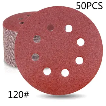 50 Pieces WooZuu 8 Holes Sanding Discs Pads 5 Inch Hook and Loop Sandpaper Assortment for Random Orbital Sander 
50 Pieces WooZuu 8 Holes Sanding Discs Pads 5 Inch Hook and Loop Sandpaper Assortment for Random Orbital Sander