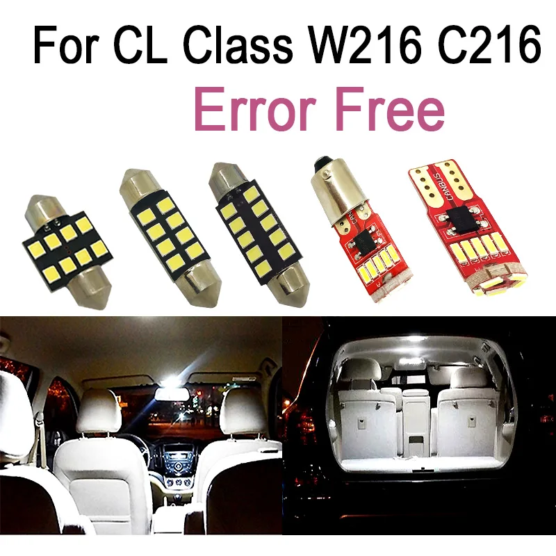 White LED plate bulb + LED interior dome mirror light Kit For Mercedes Benz CL class W216 C216 CL550 CL600 CL63 CL65 AMG (07-14) 
White LED plate bulb + LED interior dome mirror light Kit For Mercedes Benz CL class W216 C216 CL550 CL600 CL63 CL65 AMG (07-14)