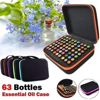 Essential Oil Storage Bag 63 Bottles EVA For 1-3 ml Essence Oil Bottles Box Carrying Case Travel Home Portable Handbag Organizer
Essential Oil Storage Bag 63 Bottles EVA For 1-3 ml Essence Oil Bottles Box Carrying Case Travel Home Portable Handbag Organizer