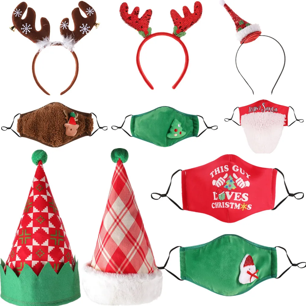Unisex Snowman Christmas Tree Deer Ear Santa Claus Cosplay Headband Hat Face Mask Cap Hair Band Masks Prop
Unisex Snowman Christmas Tree Deer Ear Santa Claus Cosplay Headband Hat Face Mask Cap Hair Band Masks Prop
