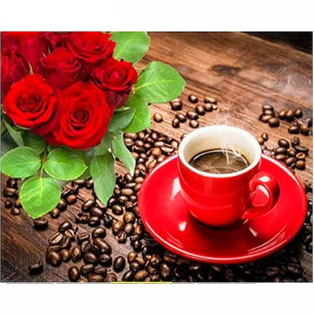GATYZTORY Diamond Embroidery Flowers Picture Rhinestones Diamond Mosaic Flower Full Square Cross Stitch Kits Coffee Cup Decor
GATYZTORY Diamond Embroidery Flowers Picture Rhinestones Diamond Mosaic Flower Full Square Cross Stitch Kits Coffee Cup Decor