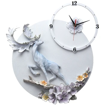 Modern Luxury Wall Clock Art Creative Deer Silent Watch Large Fashion Stylish Living Room Zegar Scienny Industrial Decor AC50AL
Modern Luxury Wall Clock Art Creative Deer Silent Watch Large Fashion Stylish Living Room Zegar Scienny Industrial Decor AC50AL