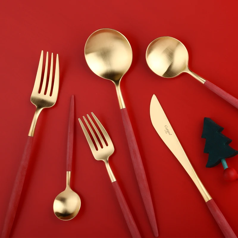 Cutipol Flagship Store, Portugal GOA Goa Red Gold West Tableware Knife and Fork Spoon Chopstick Set BB50CJ
Cutipol Flagship Store, Portugal GOA Goa Red Gold West Tableware Knife and Fork Spoon Chopstick Set BB50CJ