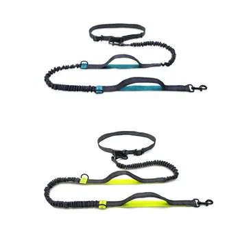Multi-function Running Reflective Pull Dog Leash Double Elastic D-ring Pet Traction Rope 
Multi-function Running Reflective Pull Dog Leash Double Elastic D-ring Pet Traction Rope