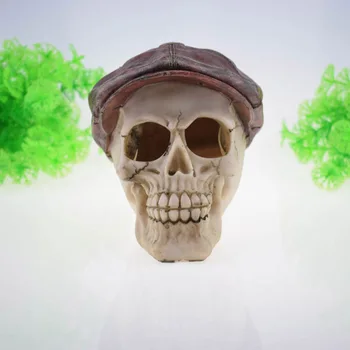 Halloween Skull Decor Horror Novelty Toy Comedy Spoof Human Prop Resin Skull Head Ornament (Stylish Skull Head with Hat)
Halloween Skull Decor Horror Novelty Toy Comedy Spoof Human Prop Resin Skull Head Ornament (Stylish Skull Head with Hat)