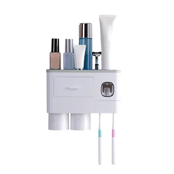 Toothbrush Rack Toothpaste Dispenser Hands Free Toothpaste Squeezer with Cup Holder Drawer TB Sale
Toothbrush Rack Toothpaste Dispenser Hands Free Toothpaste Squeezer with Cup Holder Drawer TB Sale