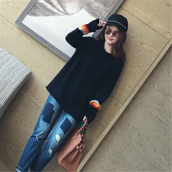 2020 women Autumn OL Temperament Korean Women's Pullover Long Sleeve High Collar Loose Sweater Mid-length Knitwear
2020 women Autumn OL Temperament Korean Women's Pullover Long Sleeve High Collar Loose Sweater Mid-length Knitwear