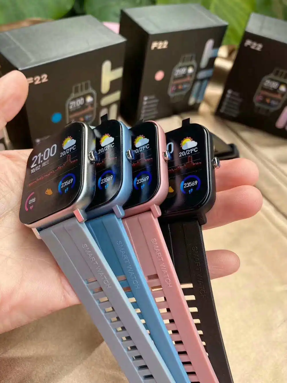 F22 Smart Watch Men Full Touch Smartwatch Fitness Tracker Blood Pressure Heart Rate Monitor Ip67 Waterproof Women Smartwatch Aliexpress Consumer Electronics