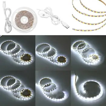 USB LED Strip Lamp 1/2/3/4/5m 120LED/m Waterproof Led Tape Home Garden Decoration Led Lights SMD2835 Flexible Ribbon
USB LED Strip Lamp 1/2/3/4/5m 120LED/m Waterproof Led Tape Home Garden Decoration Led Lights SMD2835 Flexible Ribbon
