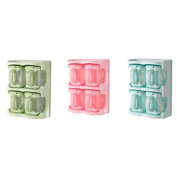 BEST4Pcs/Set Transparent Spice Jar Simple Lid Seasoning Box Kitchen Tools Salt Condiment Cruet Storage Box
BEST4Pcs/Set Transparent Spice Jar Simple Lid Seasoning Box Kitchen Tools Salt Condiment Cruet Storage Box