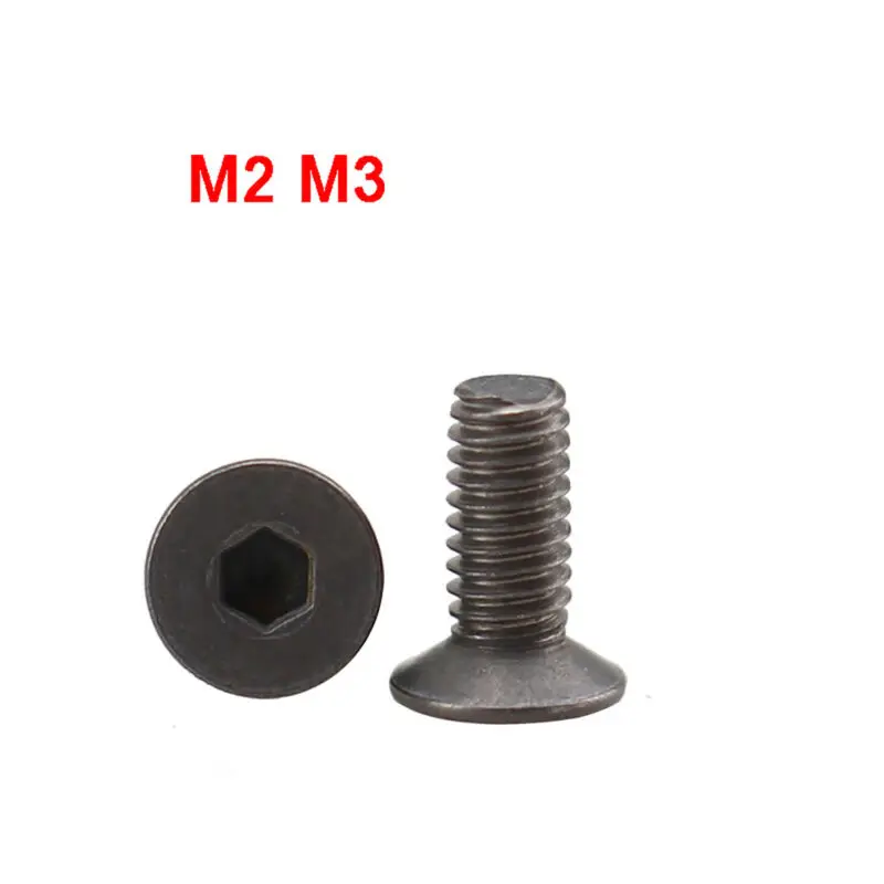 10Pcs M2 M3 Countersunk Head Hex Socket Cap Screws Titanium Alloy Flat Head Allen Machine Bolts
10Pcs M2 M3 Countersunk Head Hex Socket Cap Screws Titanium Alloy Flat Head Allen Machine Bolts