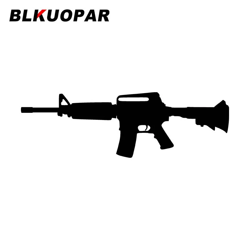 

BLKUOPAR for M15A4 Gun Silhouette Car Sticker Scratch-Proof Graphics Decal Waterproof Refrigerator Laptop Trunk Vinyl Car Wrap