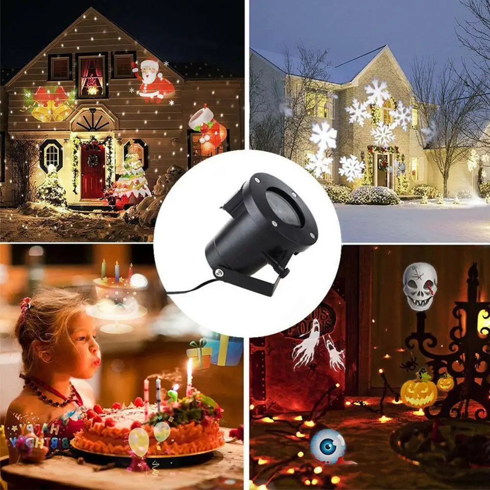 Hot Sale 16 Patterns Christmas Snowflake Outdoor LED Projector Xmas Home Party Decor LED Laser Fairy Projector Light Gift
Hot Sale 16 Patterns Christmas Snowflake Outdoor LED Projector Xmas Home Party Decor LED Laser Fairy Projector Light Gift