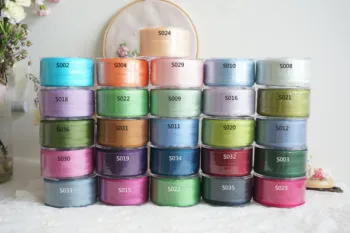 4mmx10m/roll 30solid colors ins style 100% pure silk embroidery ribbon thin taffeta silk edge ribbon Anya Ribbon Handcraft
4mmx10m/roll 30solid colors ins style 100% pure silk embroidery ribbon thin taffeta silk edge ribbon Anya Ribbon Handcraft