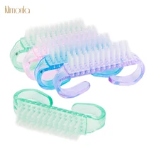 Novo 10 pçs unha arte de limpeza do prego escova ferramentas para manicure pedicure cuidados removedor macio pó escovas do prego conjunto ferramentas maquiagem(China)