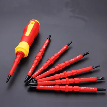 8pcs Protection Insulated Multipurpose Electrical Family Used Kit Magnetic Double Heads Tools Screwdriver Set Interchangeable
8pcs Protection Insulated Multipurpose Electrical Family Used Kit Magnetic Double Heads Tools Screwdriver Set Interchangeable