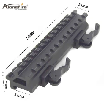 Alonefire D0037 Dovetail Extend Weaver 21mm Quick Release Rail bases Mount Airsoft Rifle Shot gun Laser Sight Scope rise Adapter
Alonefire D0037 Dovetail Extend Weaver 21mm Quick Release Rail bases Mount Airsoft Rifle Shot gun Laser Sight Scope rise Adapter