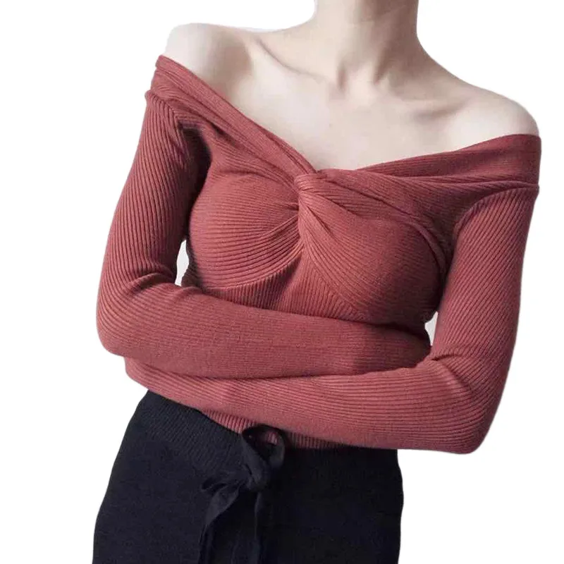 Women Long Sleeve Knitted Pullover Sweater Casual Jumper V Neck Personality Pullover Solid Color Sweaters
Women Long Sleeve Knitted Pullover Sweater Casual Jumper V Neck Personality Pullover Solid Color Sweaters
