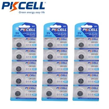 3Pack/15Pcs PKCELL batteries CR1225 3V BR1225 EBR1225 CR 1225 3V Lithium Battery Thermometer battery 
3Pack/15Pcs PKCELL batteries CR1225 3V BR1225 EBR1225 CR 1225 3V Lithium Battery Thermometer battery